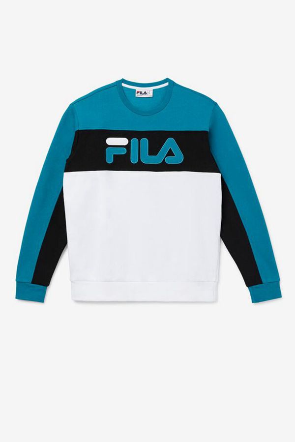 Fila Lesner Fleece Crew Men's Sweatshirts - Multicolor,NZ 57-80951